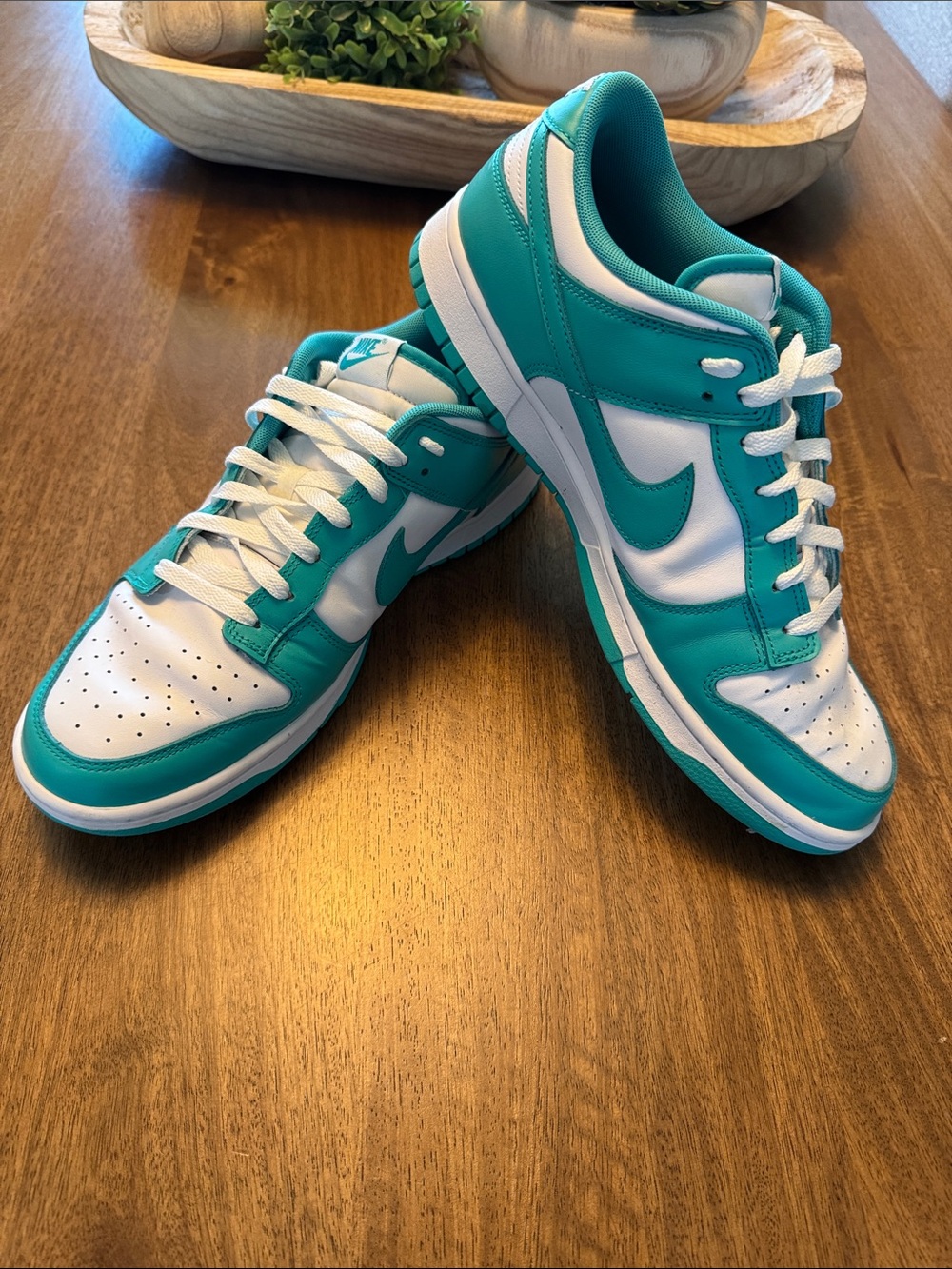 Nike Dunk Low Clear Jade (worn once)